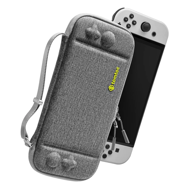 Funda protectora Tomtoc para Nintendo Switch OLED con espacio para 10 cartuchos 