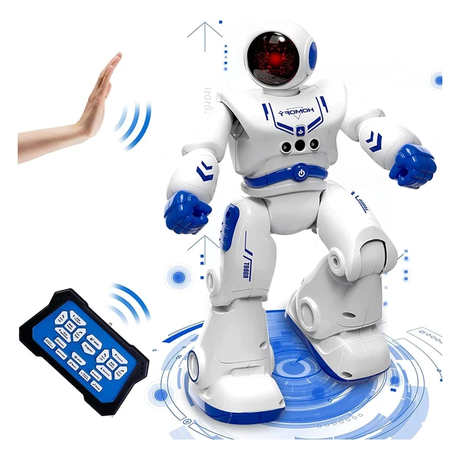 Robot Giocattolo Intelligente Telecomandato con Riconoscimento dei Gesti - Regalo di Compleanno e Natale per Bambini 8-12 Anni