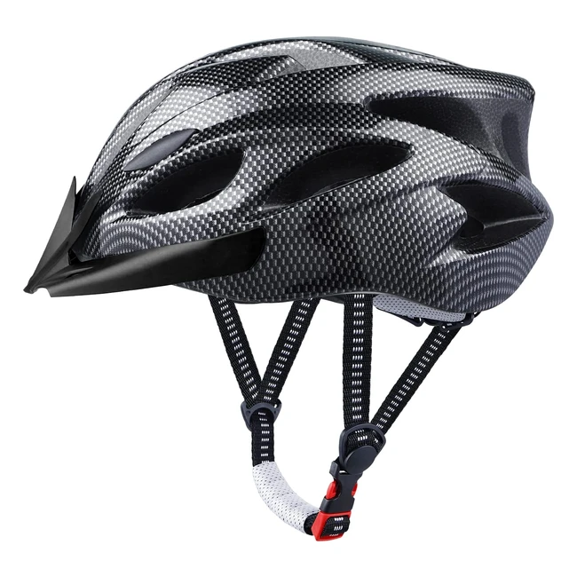 Casco Bicicleta Adulto Goxifaca - Resistencia al Impacto - Visera Extraíble - Forro Lavable - Tamaño Ajustable