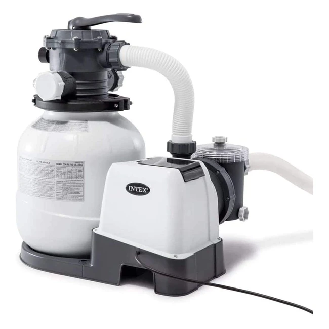Intex Sandfilterpumpe 2100 GPH, 220-240 V, mit WRC-D, für Pools bis 36.000 L