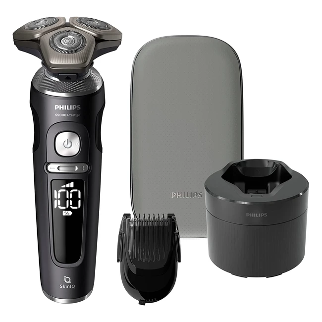 Philips Shaver Series 9000 Prestige SP984031 - Wet & Dry Shaver with SkinIQ Technology