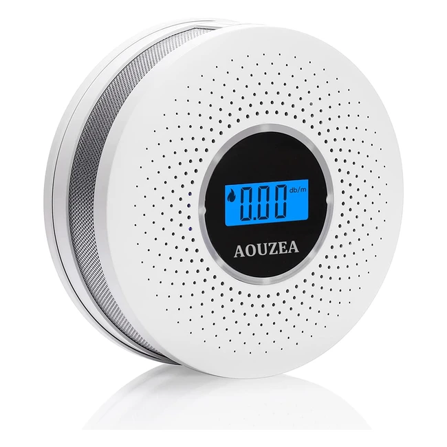 Rilevatore monossido di carbonio e fumo 2 in 1 alta sensibilit e basso consum