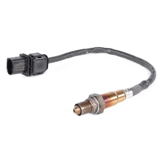 Bosch 0281004079 Lambdasonde mit fahrzeugspezifischem Stecker für optimierte Verbrennung und verbesserte Motoreffizienz