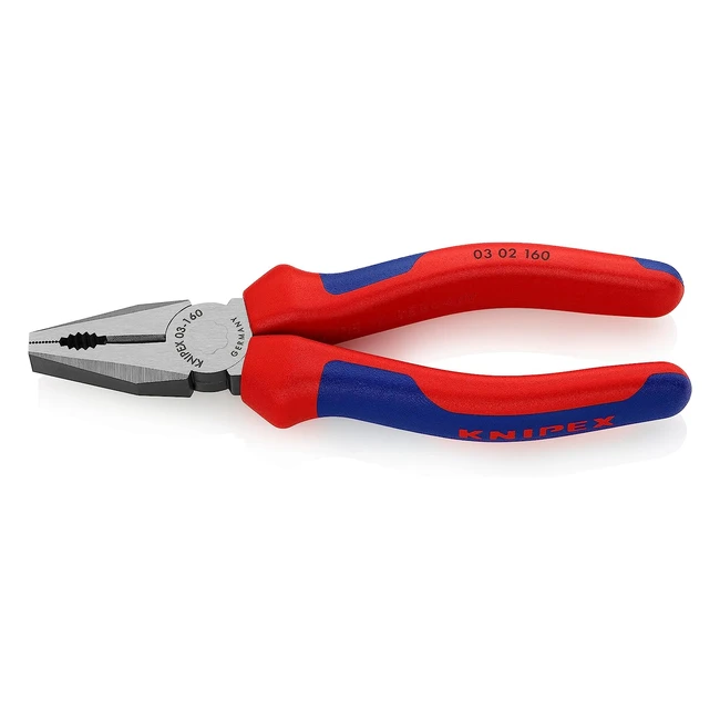 Pinza Universale Knipex 160mm - Rivestita in Materiale Bicomponente - 03 02 160
