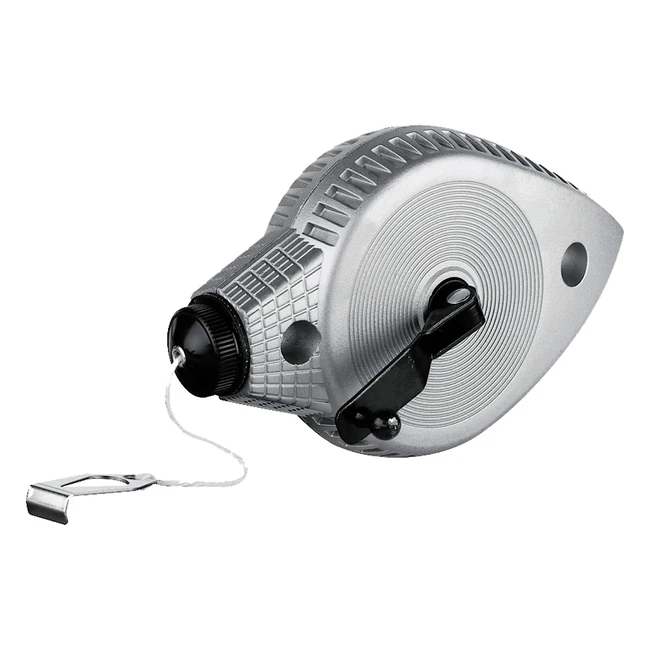 Tracciatore in alluminio Stanley 047100 - Regolazione polvere e filo a piombo in