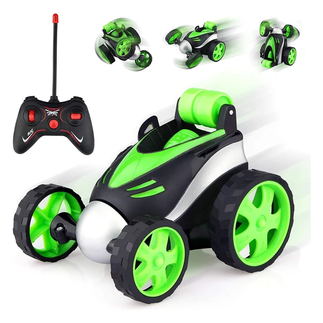 Voiture télécommandée Baztoy - Rotation 360° - Jouet pour enfant de 3 à 8 ans