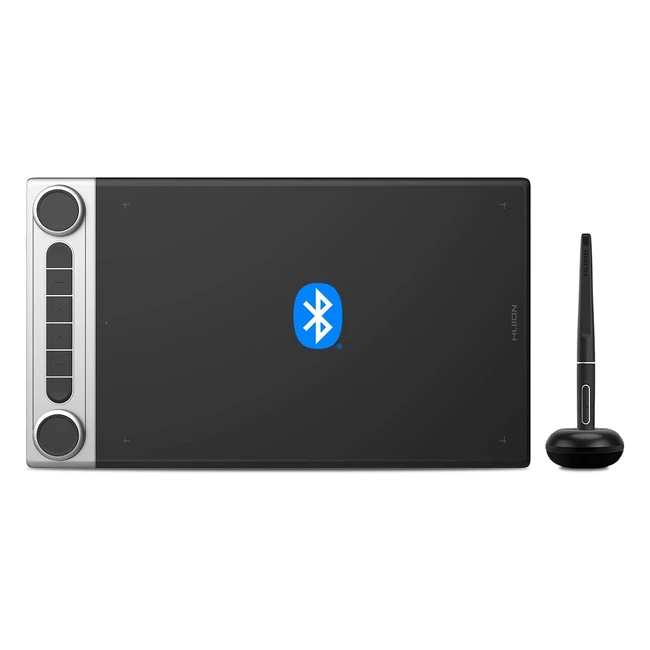 Tablette Graphique Bluetooth Huion Inspiroy Dial 2 - Double Dial, 6 Raccourcis, Compatible Windows/Mac/Android/Linux