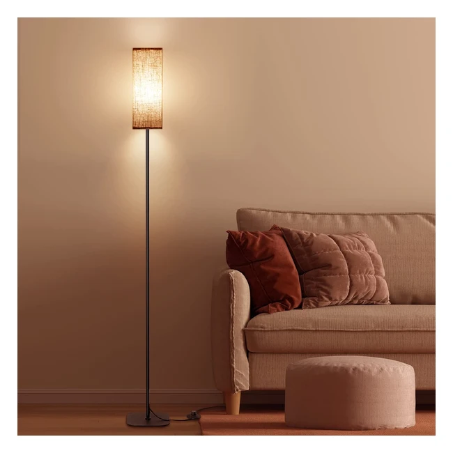 Lámpara de pie LED moderna iparts expert con 3 temperaturas de color y luz de lectura - ideal para sala de estar, oficina y dormitorio