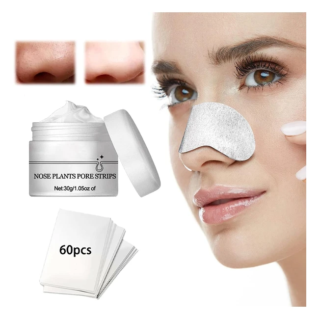 Tiras Nasales Eliminadoras de Puntos Negros - Aloe Vera y Ácido Hialurónico - Limpieza Profunda Poros - Hombres y Mujeres