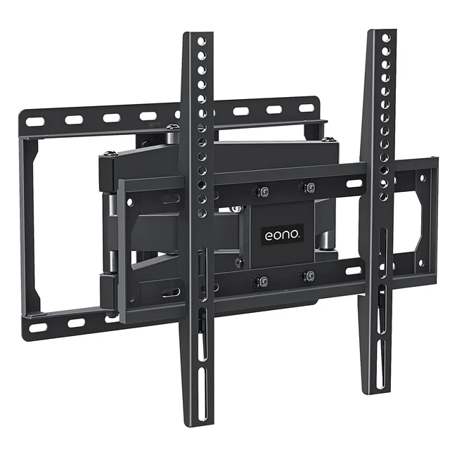 Eono Full Motion TV Wall Mount for 26-55 inch TVs | VESA 75mmx75mm-400x400mm | Dual Arms | Up to 45kg | Swivel & Tilt