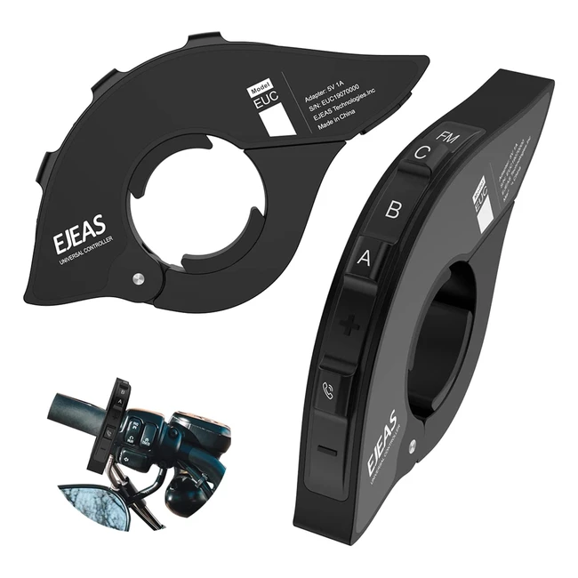 Mango de control remoto Ejeas EUC para Q2Q7V4 Plus - Fácil instalación y seguridad en la conducción