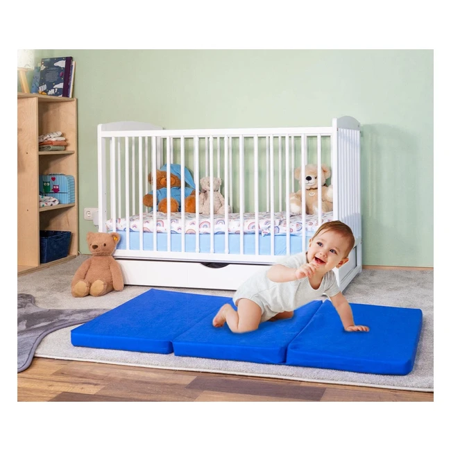 Alcube Reisebettmatratze 60x120 cm für Baby - Klappbar & Tragbar