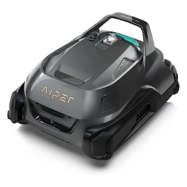 Aiper Poolroboter Seagull Plus mit Akku und LED-Anzeige - Effiziente Reinigung für Pools bis zu 120 m²