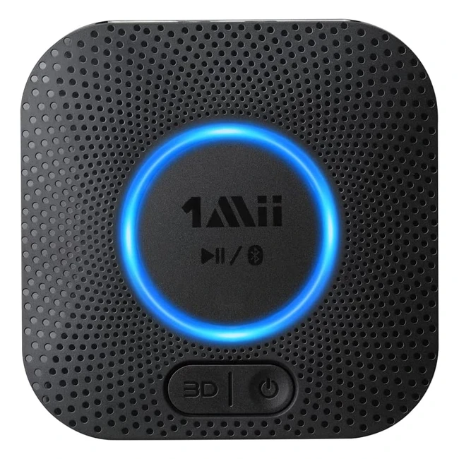 Upgrade Your Music: 1mii B06 Bluetooth 5.0 Audio Receiver with AptX HD for RCA/3.5mm AUX, Home Stereo, Speaker - 164ft Long Range