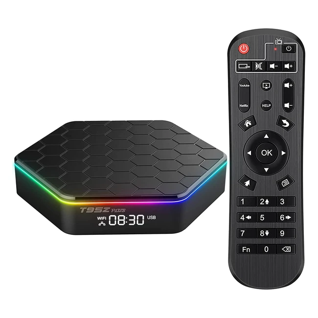 T95Z Plus Android Box - 4GB RAM, 32GB ROM, Allwinner H618 Quad Core 64bit, HD 6K, 3D H265, Dual WiFi BT 5.0