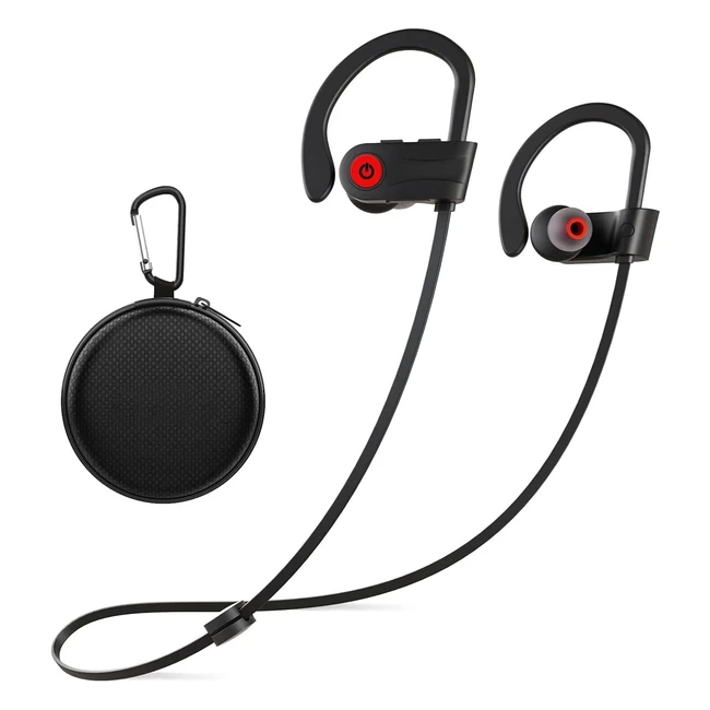 Boean Wireless In-Ear Headphones - IPX7 Waterproof, Bluetooth 5.1, 10 Hrs Battery, CVC 8.0 Noise Cancelling Mic, for Gym, Running, Outdoor Sports