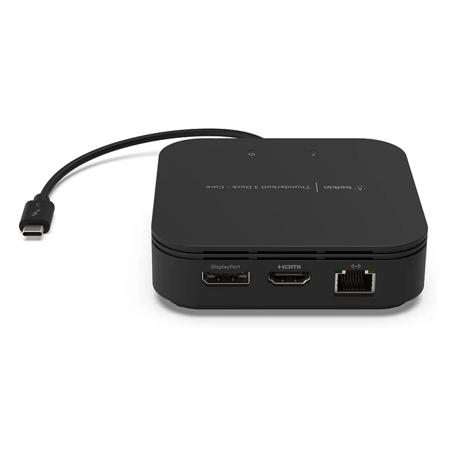 Dock Thunderbolt 3 Belkin con doppio monitor 4K a 60 Hz e ricarica upstream fino a 60 W