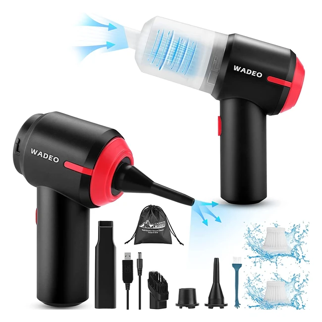 Mini aspirateur sans fil 3 en 1 Wadeo - Nettoyage quotidien facile