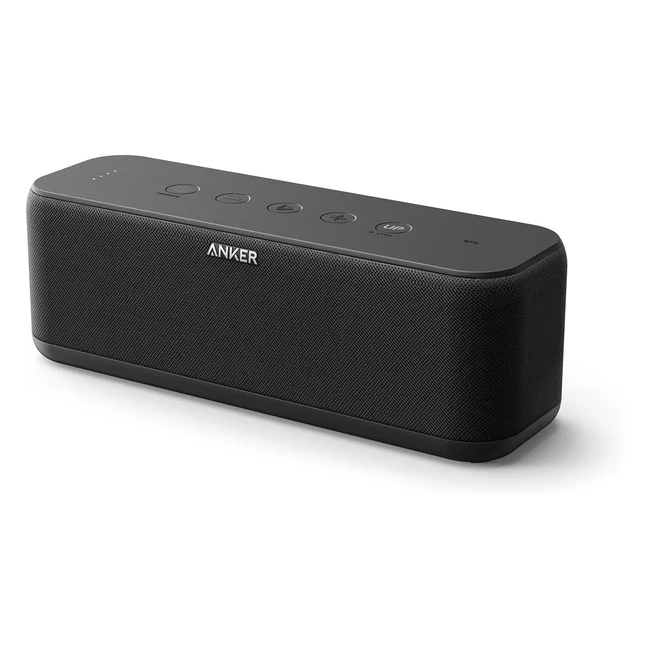 Anker Soundcore Boost Bluetooth Lautsprecher - Upgrade mit fantastischem Sound & BassUp - 12 Std. Wiedergabe - USB-C - IPX7 Wasserschutz - Kabelloser Lautsprecher mit individuellem EQ in App - Stereopairing