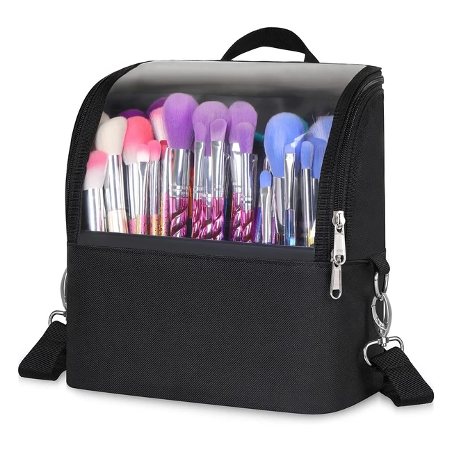 Hotrose Makeup Brush Bag Organizer - Professional Artist Brushes Travel Bag - Wa