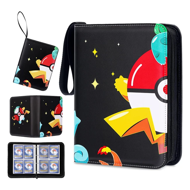 Classeur carte 400 cartes GX VMAX - Album de cartes avec pochettes - Protection durable