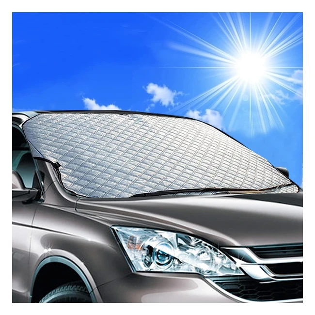 Pare-soleil voiture Goldmiky anti-UV et anti-chaleur pour pare-brise avant universel