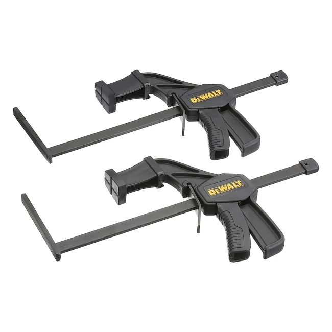 Juego de Mordazas DeWalt DWS5026XJ - Abrazaderas de Sujeción Rápida y Alta Durabilidad