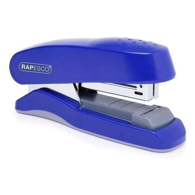 Agrafeuse Rapesco 1143 Flatclinch Demibande - Capacité 25 feuilles Bleu