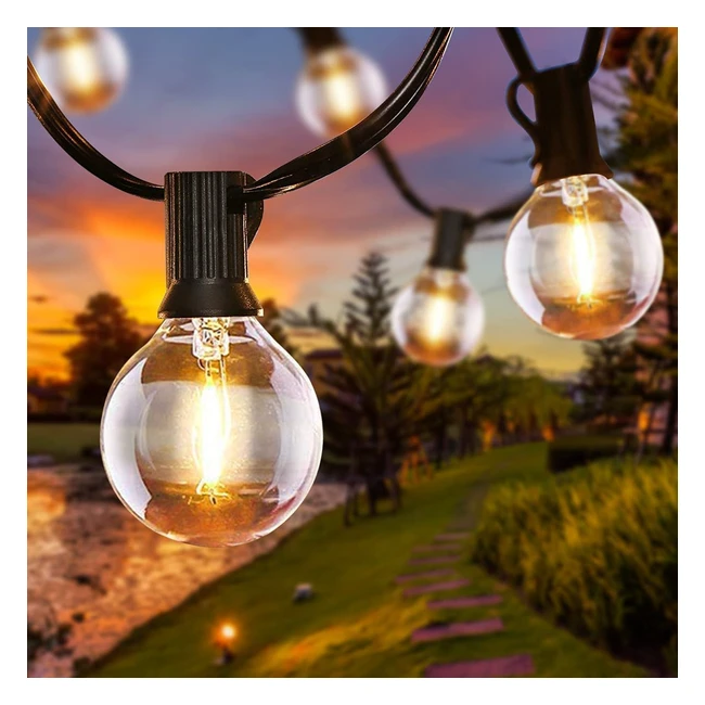 Guirlande Lumineuse 68m QXMCov avec 162 Ampoules LED pour Décoration Extérieure