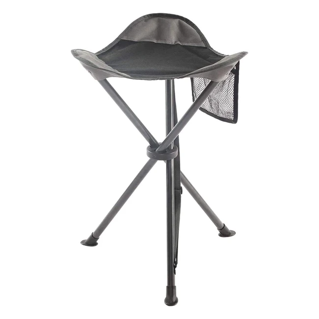 Ever Advanced Folding Stool Tripod - Lightweight & Compact Camping Chair for Outdoor Travel & Fishing - 102kg Capacity