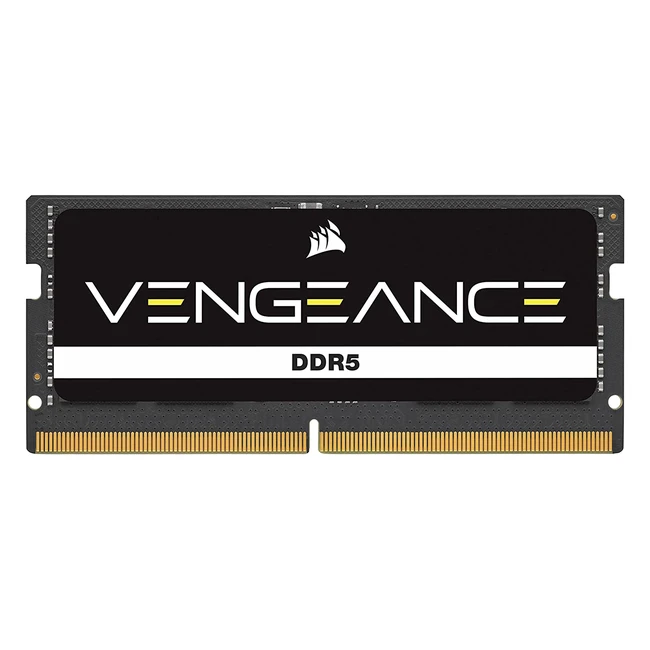 Corsair Vengeance DDR5 RAM 16GB 4800MHz CL40 Black CMSX16GX5M1A4800C40 - Schneller und reibungsloser Multitasking
