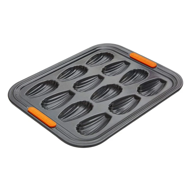Le Creuset Nonstick Madeleine Tray - Black, 12 Cup, Lifetime Guarantee