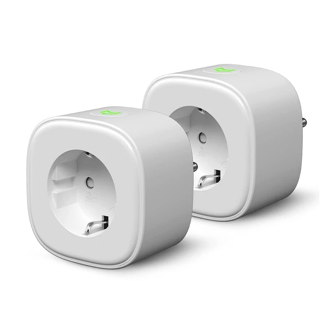 Enchufe Inteligente Wifi Smart Plug 16A 3680W con Control Remoto - Compatible con Alexa, Google Assistant y SmartThings