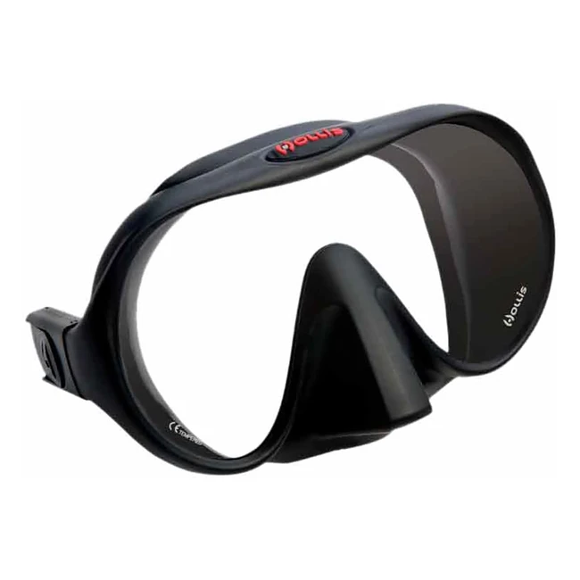 Masque de plonge Hollis M1 noir - Frameless vision large et faible volume