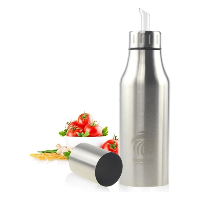Botella de aceite a prueba de fugas de acero inoxidable - Novata 750ml