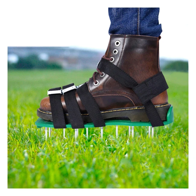 EEIEER Lawn Aerator Shoes - Improve Your Lawn with 26 High-Performance Spikes