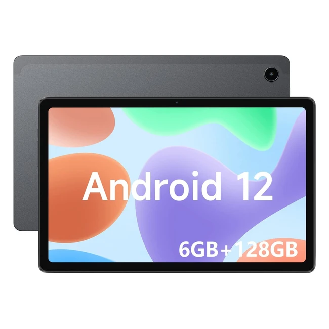 Tablette tactile Alldocube 10'' IPS 2K, 6Go RAM, 128Go ROM, Android 12, WiFi, Bluetooth 5.0, USB Type-C