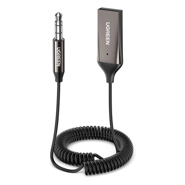 Ugreen Bluetooth Adapter 5.0 fürs Auto - Kabelloser Empfänger für Smartphone, PC und mehr