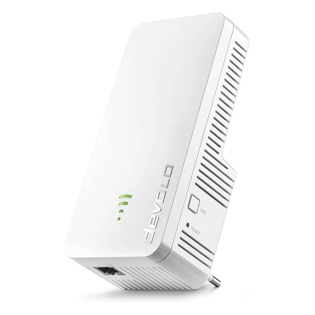Amplificateur wifi Devolo Repeater 3000 - Compatible toutes box - Vitesse 3000 Mbits - 1 port Ethernet - Prise française