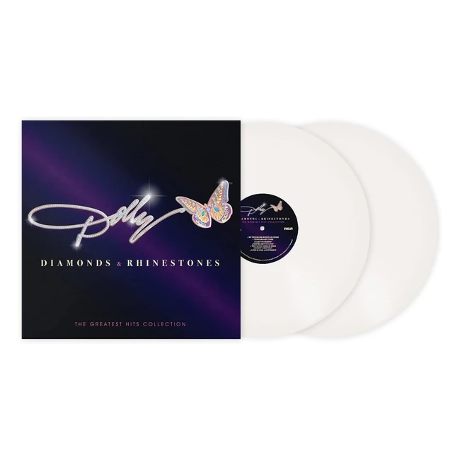 Get Your Shine On with Diamonds Rhinestones White Vinyl - Limited Edition