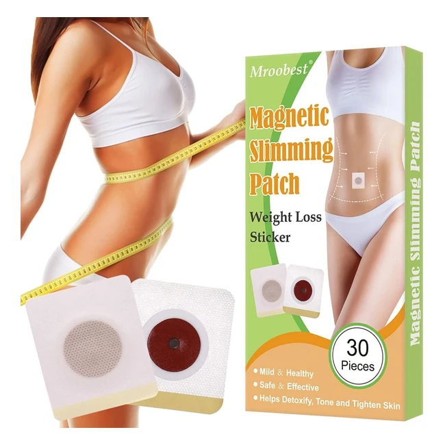 Parches Adelgazantes Slimming Patches - 30 piezas - Ayuda a la Descomposición de la Grasa y la Celulitis