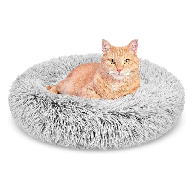 Umi Plush Donut Pet Bed XL - Soft, Cozy, and Warm Kennel for Dogs and Cats (Up to 25kg) - Machine Washable