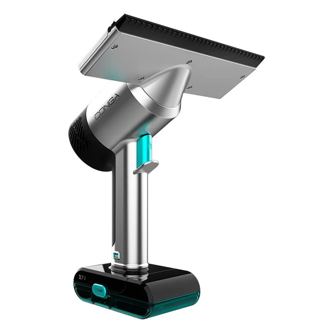 Aspirapolvere per vetri Cecotec Conga Popstar Glass Vital - Batteria 37V - Copertura 75m2 - Bottiglia Spray con Scopa