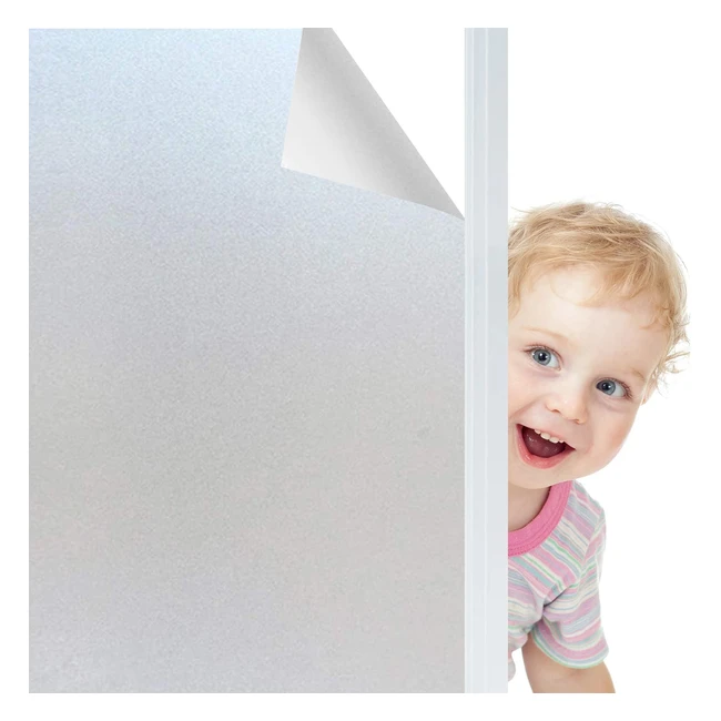 rwest x Fensterfolie - selbstklebend blickdicht UV-Schutz fr Privatsphre 