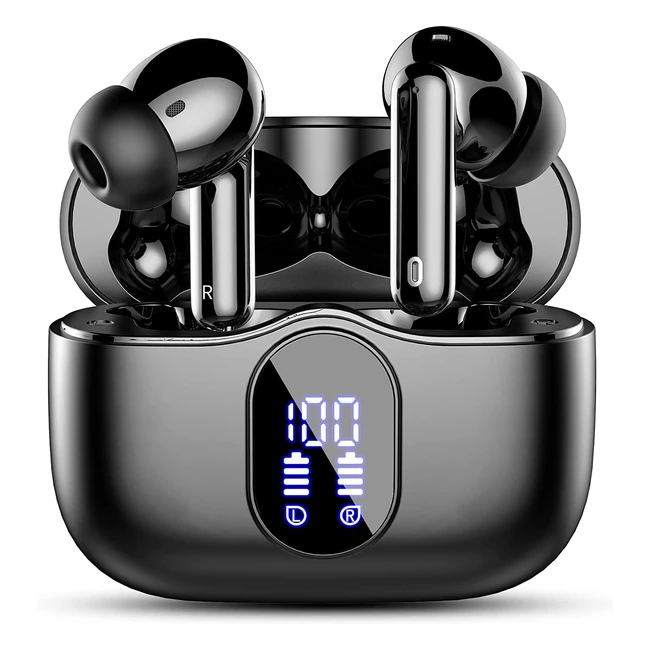 Wireless Bluetooth In-Ear Kopfhörer A90 Pro - 40h Spielzeit, 4 Mikrofone, ENC, IPX7 Wasserdicht