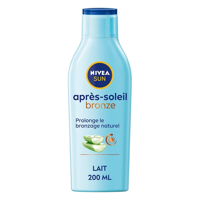 Lait Aprs-Soleil Bronze Prolongateur de Bronzage Nivea Sun 200ml - Hydratation