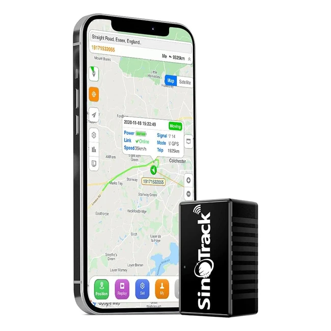 SinoTrack Auto GPS Tracker ST903 - Mini GPS Tracker für Echtzeitstandortverfolgung von Autos, Motorrädern, LKWs, Taxis, Kindern und Haustieren