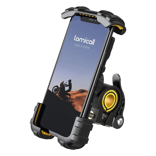 Lamicall Handyhalterung für Fahrrad und Motorrad - Universal 360° Halter für iPhone, Samsung und mehr