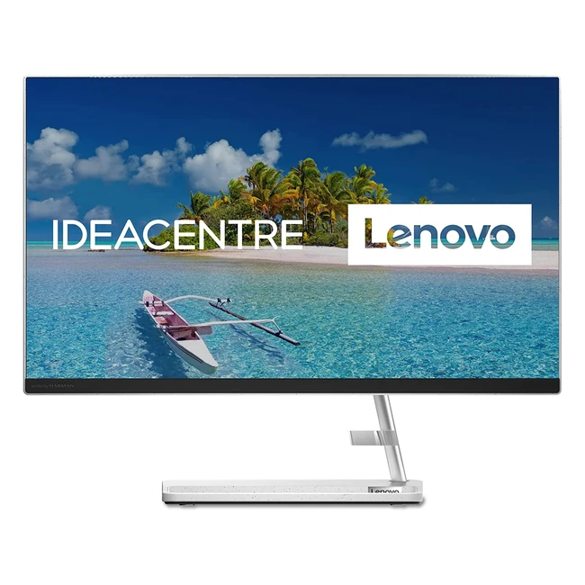 Lenovo Ideacentre AIO 3 Desktop PC, Intel Core i3-1220P, 8GB RAM, 512GB SSD, 23.8'' Full HD Display
