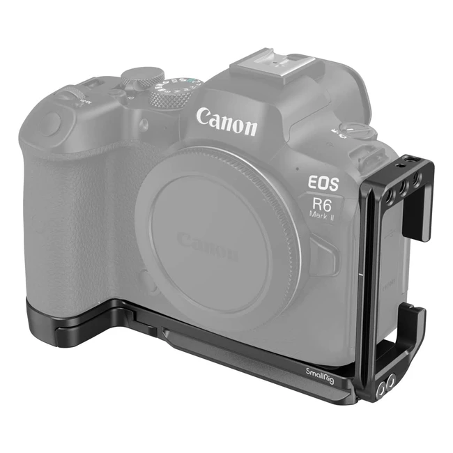 SmallRig L-Bracket für Canon R6 Mark II und R5 Kameras - Arca-Type kompatibel mit 1/4 Zoll Gewinde und Schlüssel - Vertikales Fotografieren